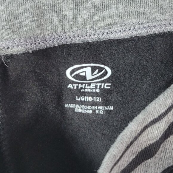 Athletic Works Boys Joggers Pants Black Large Pull On Pockets Sweatpants NWT - Picture 7 of 8